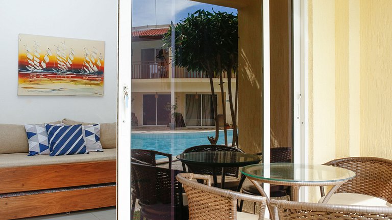 Charming flat in Pipa in front of the pool