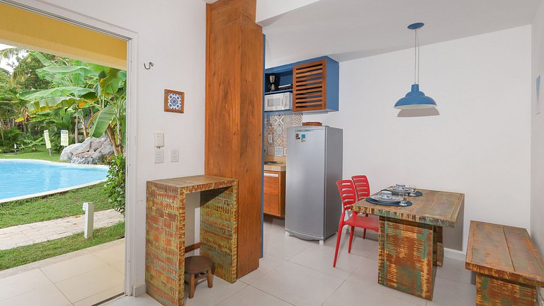 Charming flat in Pipa in front of the pool