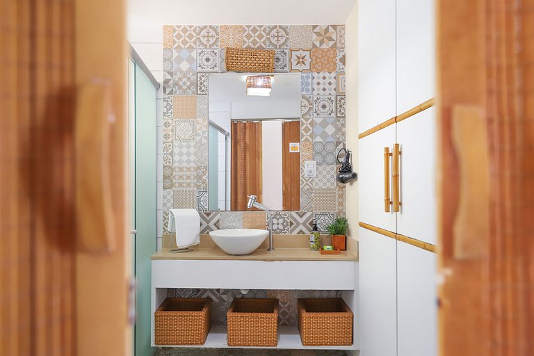 155- Apartamento térreo frente a la piscina climatizada