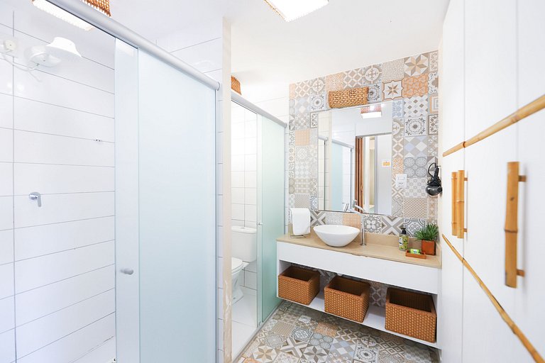 155- Apartamento térreo frente a la piscina climatizada