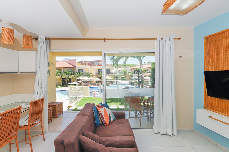 155- Ground floor apartment facing heated pool