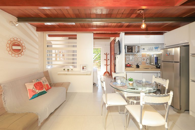 Flat 220 - First floor with mezzanine and garden view
