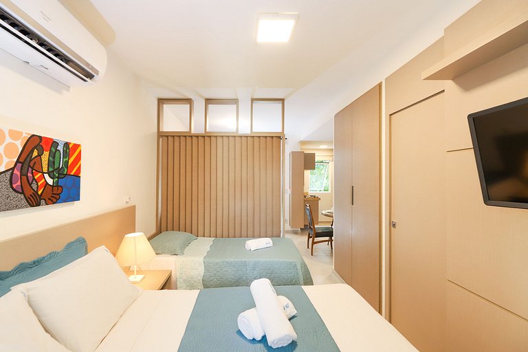 Ground floor apartment with garden view