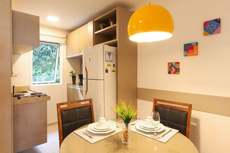 Apartamento en planta baja con vista al jardín