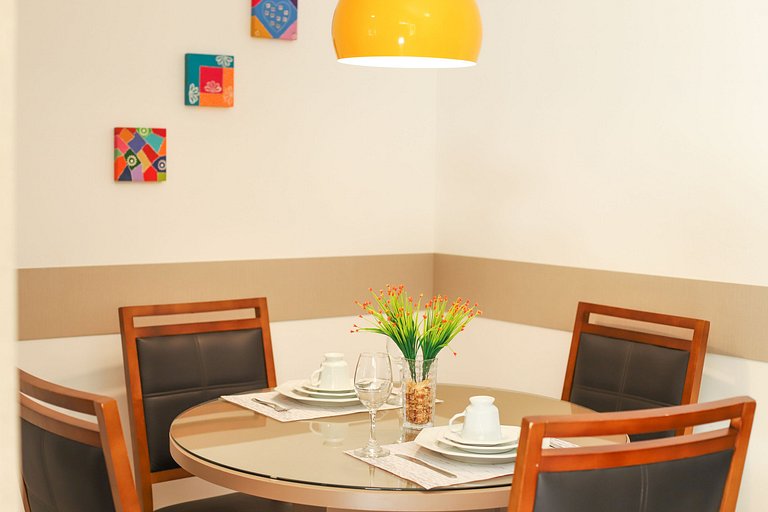 167- Apartamento térreo com vista para o jardim