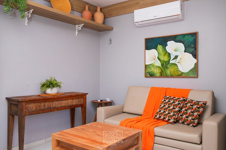 102- Apartamento climatizado en la planta baja frente a la p