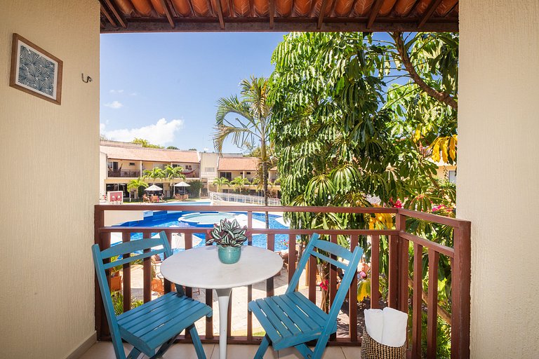 Flat 250 - First floor with mezzanine and pool view