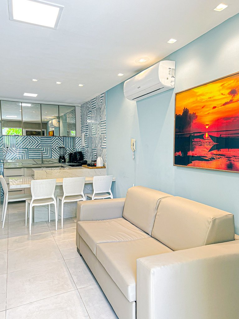 Triplex familia com 2 quartos e 3 banheiros