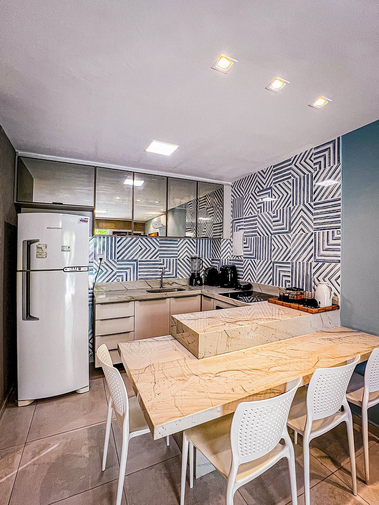 Triplex familia com 2 quartos e 3 banheiros