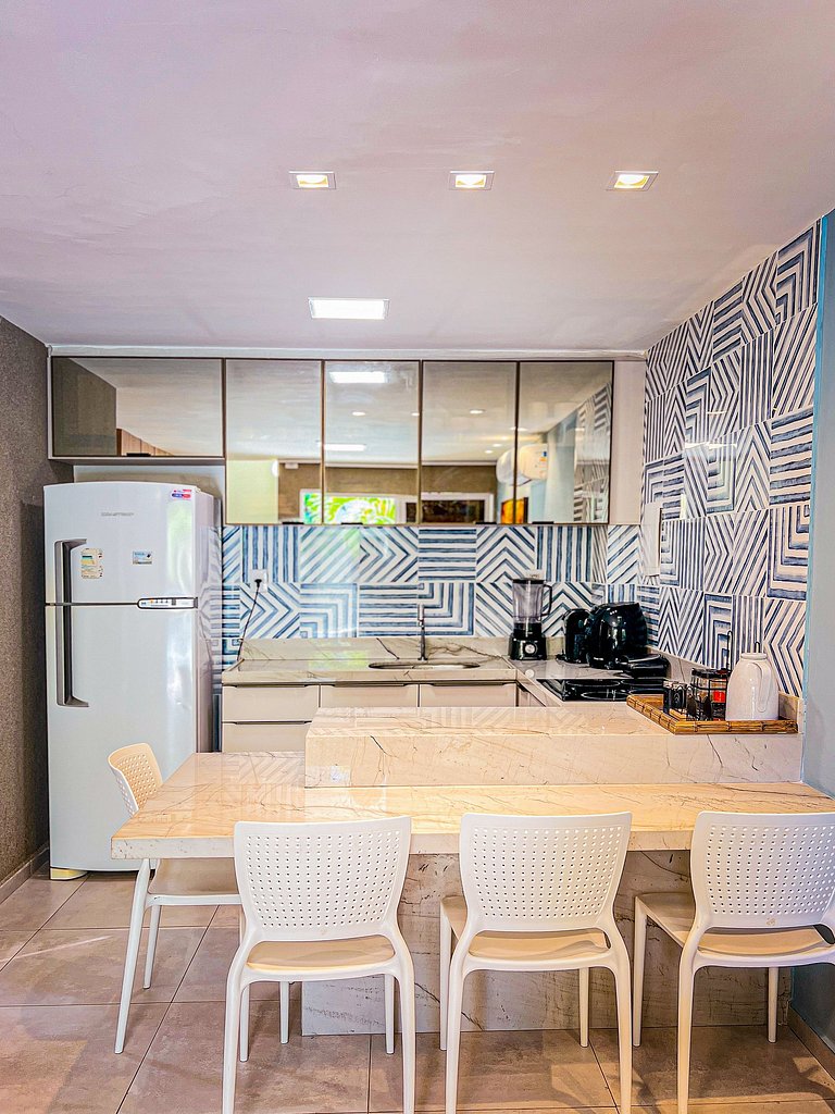 Triplex familia com 2 quartos e 3 banheiros