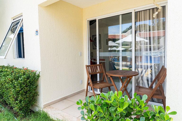Apart frente piscina