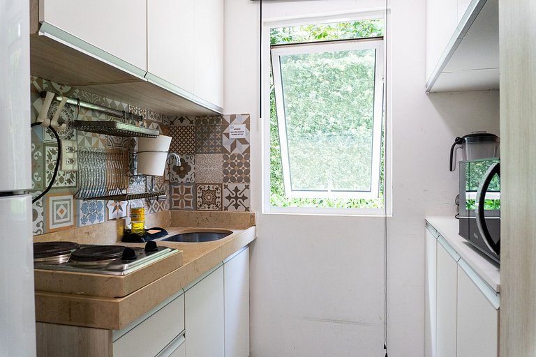 Lindo flat familia para até 5 pessoas