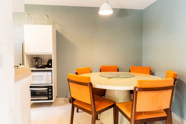 Flat família terreo para até 5 pessoas