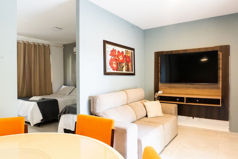 Flat família terreo para até 5 pessoas