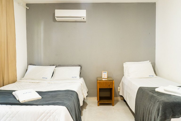 Flat família terreo para até 5 pessoas