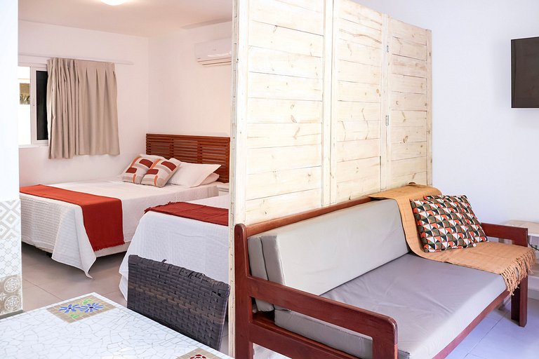 Charming flat in Pipa in front of the pool