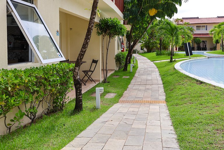 Charming flat in Pipa in front of the pool