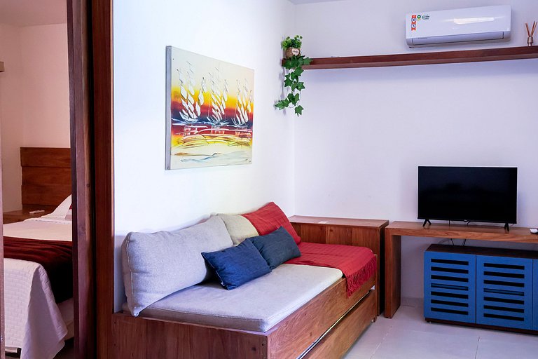 Charming flat in Pipa in front of the pool