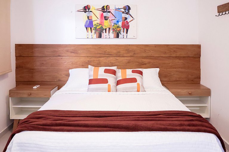 Encantador piso en Pipa frente a la piscina