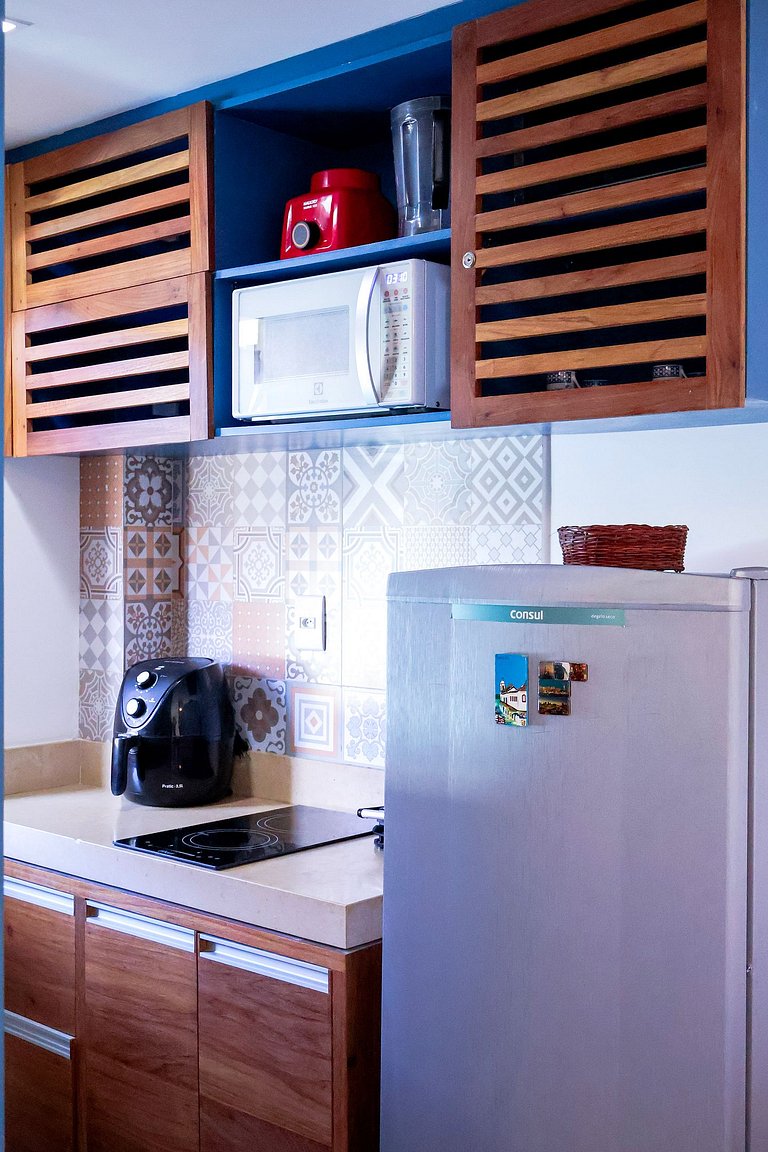 Encantador piso en Pipa frente a la piscina