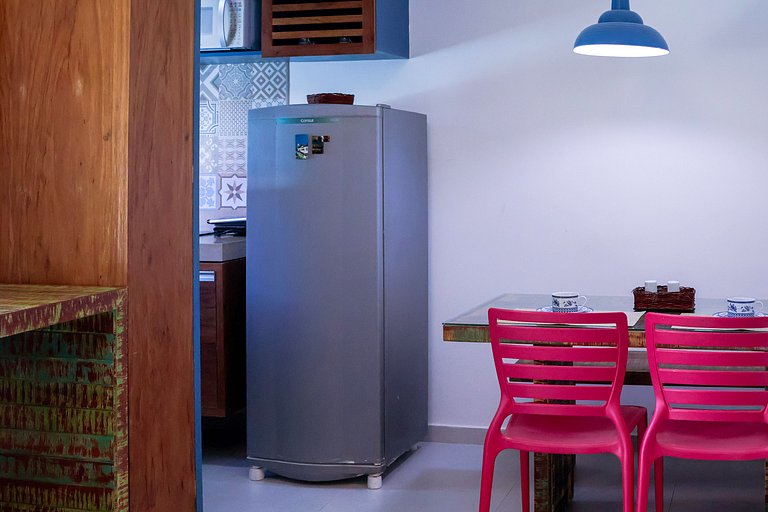 Encantador piso en Pipa frente a la piscina