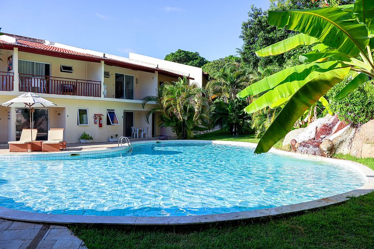 Charming flat in Pipa in front of the pool
