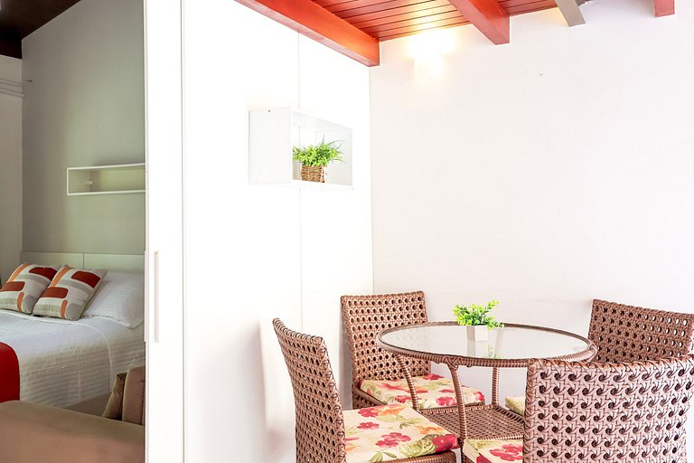 Flat 268 - Primeiro andar com mezanino e vista jardim