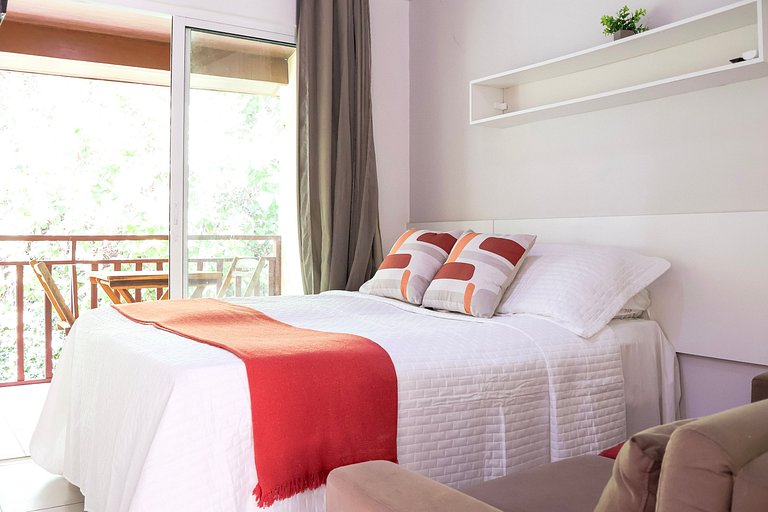 Flat 268 - Primeiro andar com mezanino e vista jardim