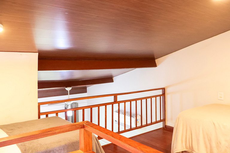 Flat 268 - Primeiro andar com mezanino e vista jardim