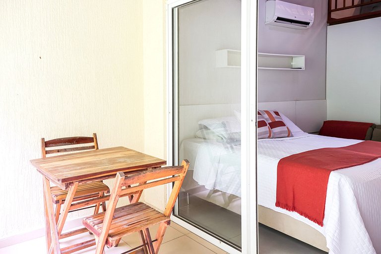 Flat 268 - Primeiro andar com mezanino e vista jardim