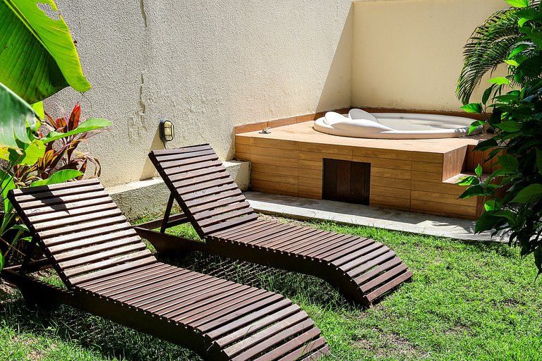 A25- Apê c/ 2 quartos + jacuzzi e parquinho