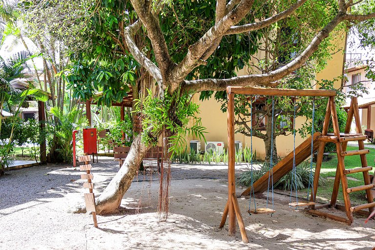 Apê c/ 2 quartos + jacuzzi e parquinho infantil