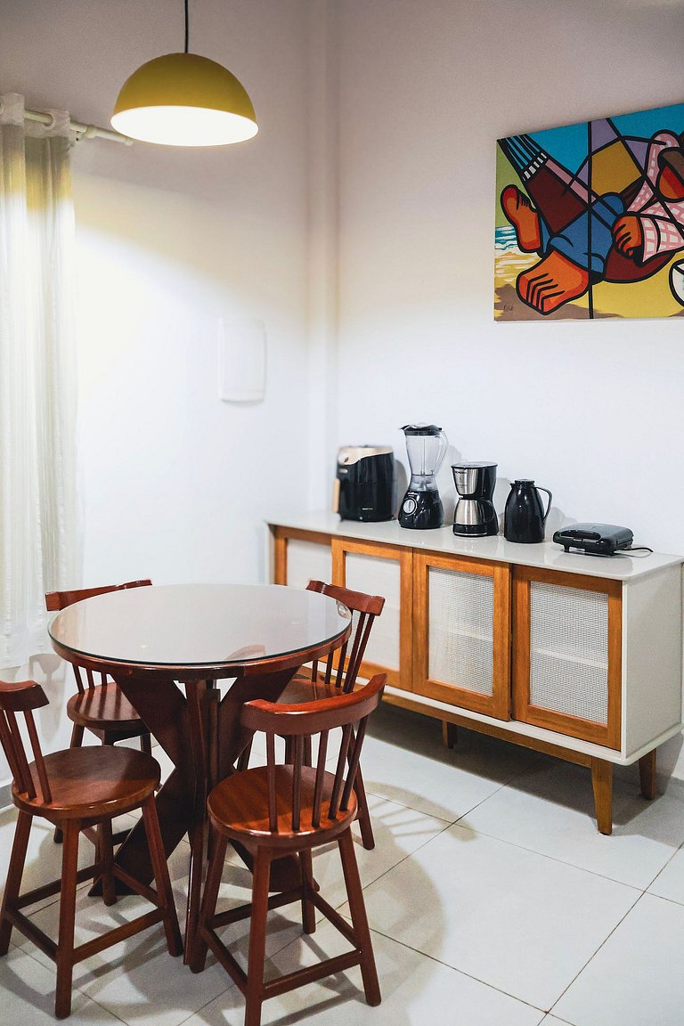 Flat 256 - Primeiro andar com vista piscina
