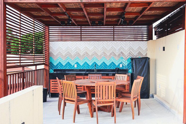 Triplex familia com 2 quartos e 3 banheiros