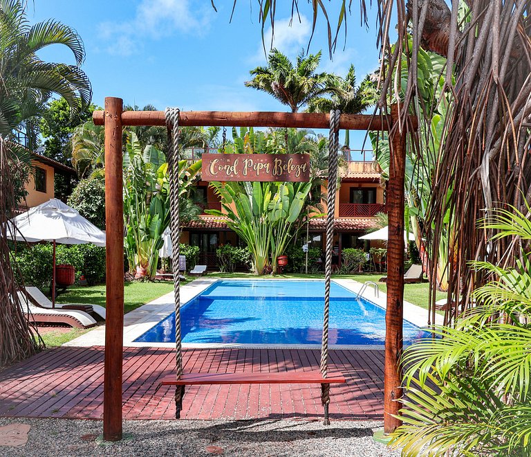 Apê c/ 2 quartos + jacuzzi e parquinho infantil