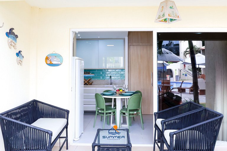 Flat 179 - Térreo frente piscina