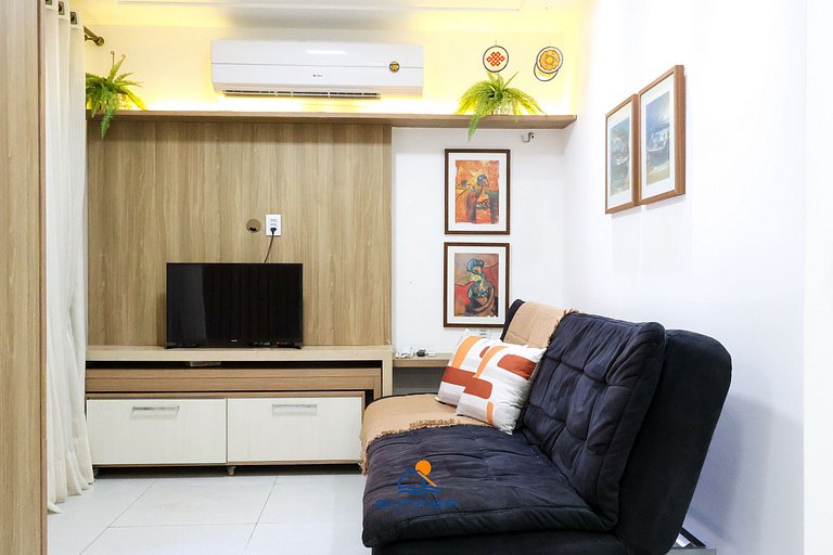 117- Apartamento frente al jardín con habitación privada