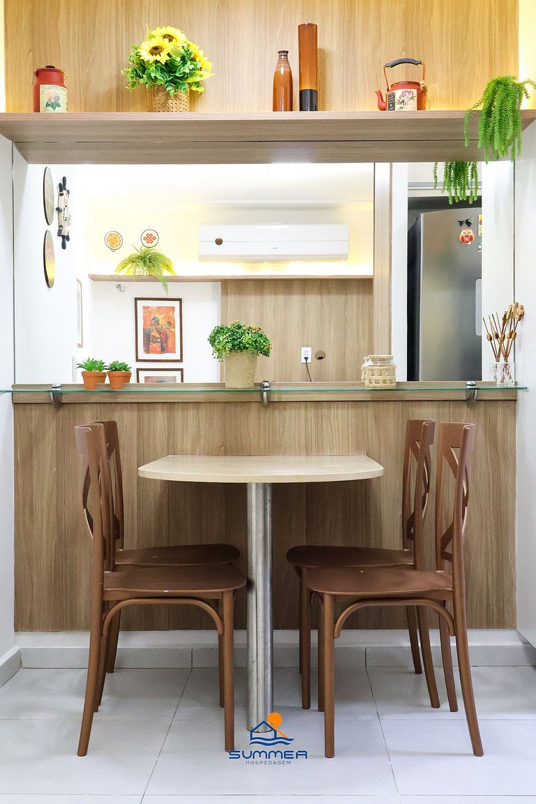 117- Apartamento frente al jardín con habitación privada