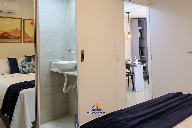 147- Apê c/ suite + banheiro e mini closet