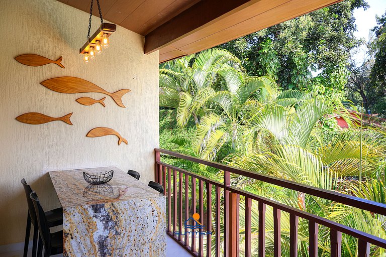 Apê familia 2 quartos 2 banheiros vista piscina