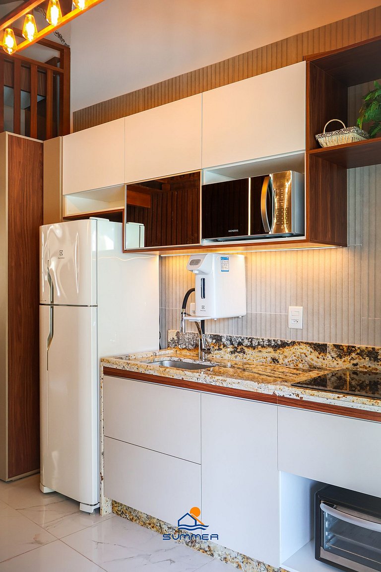 Apê familia 2 quartos 2 banheiros vista piscina