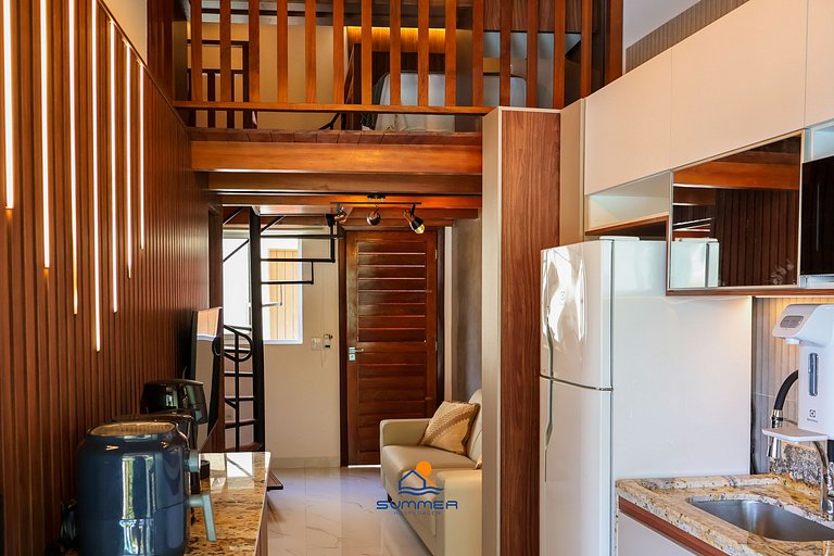 Apê familia 2 quartos 2 banheiros vista piscina