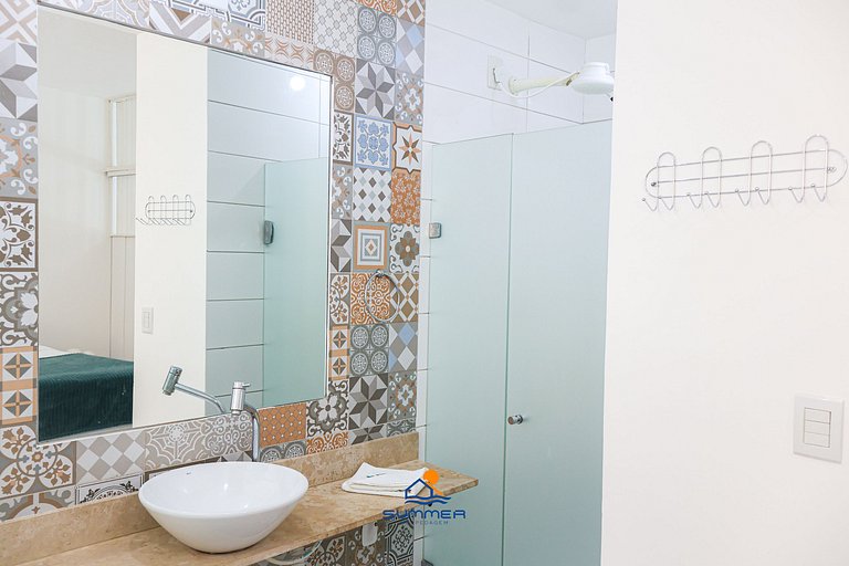 Apê terreo frente piscina