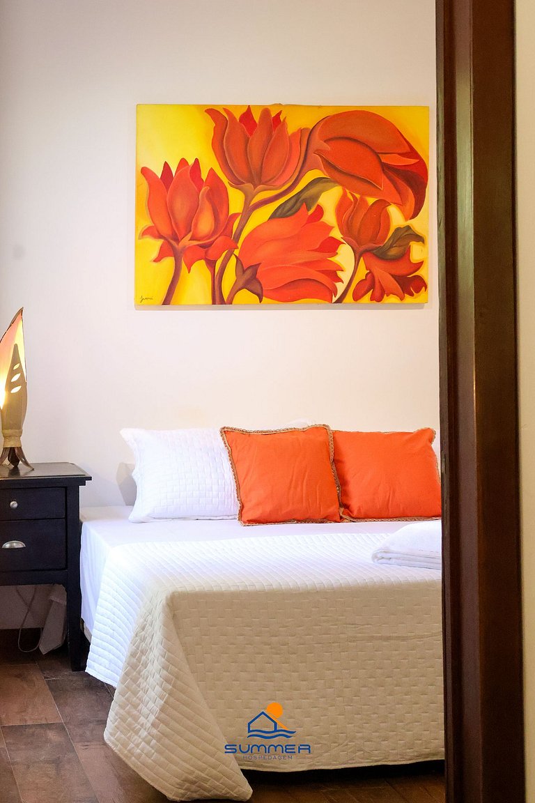 Casa na entrada da praia do amor com 2 suites