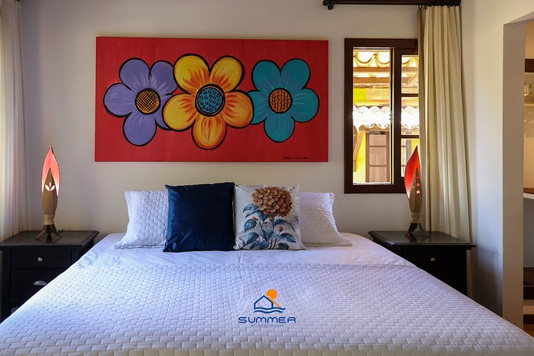 Casa na entrada da praia do amor com 2 suites