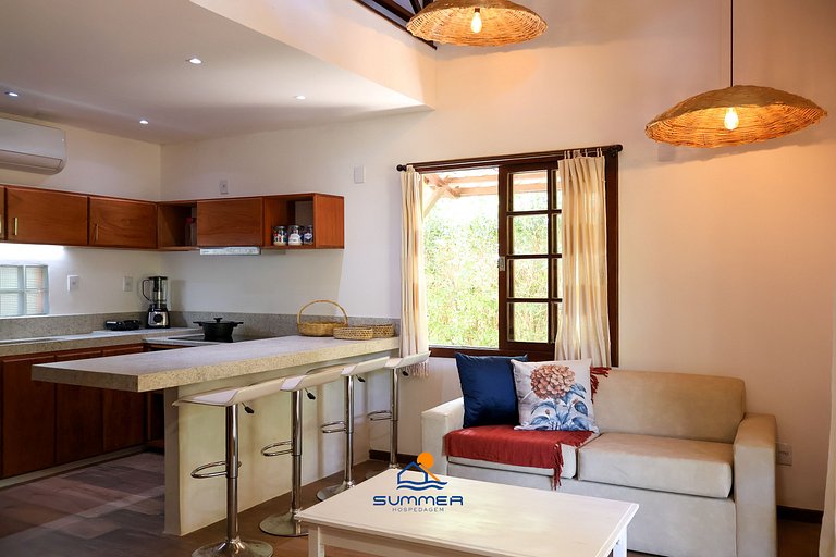 Apê na entrada da praia do amor com 2 suites