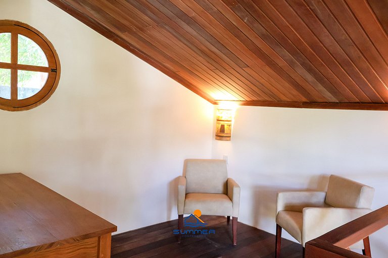 A25-Casa en la entrada de la playa do amor con 2 suites