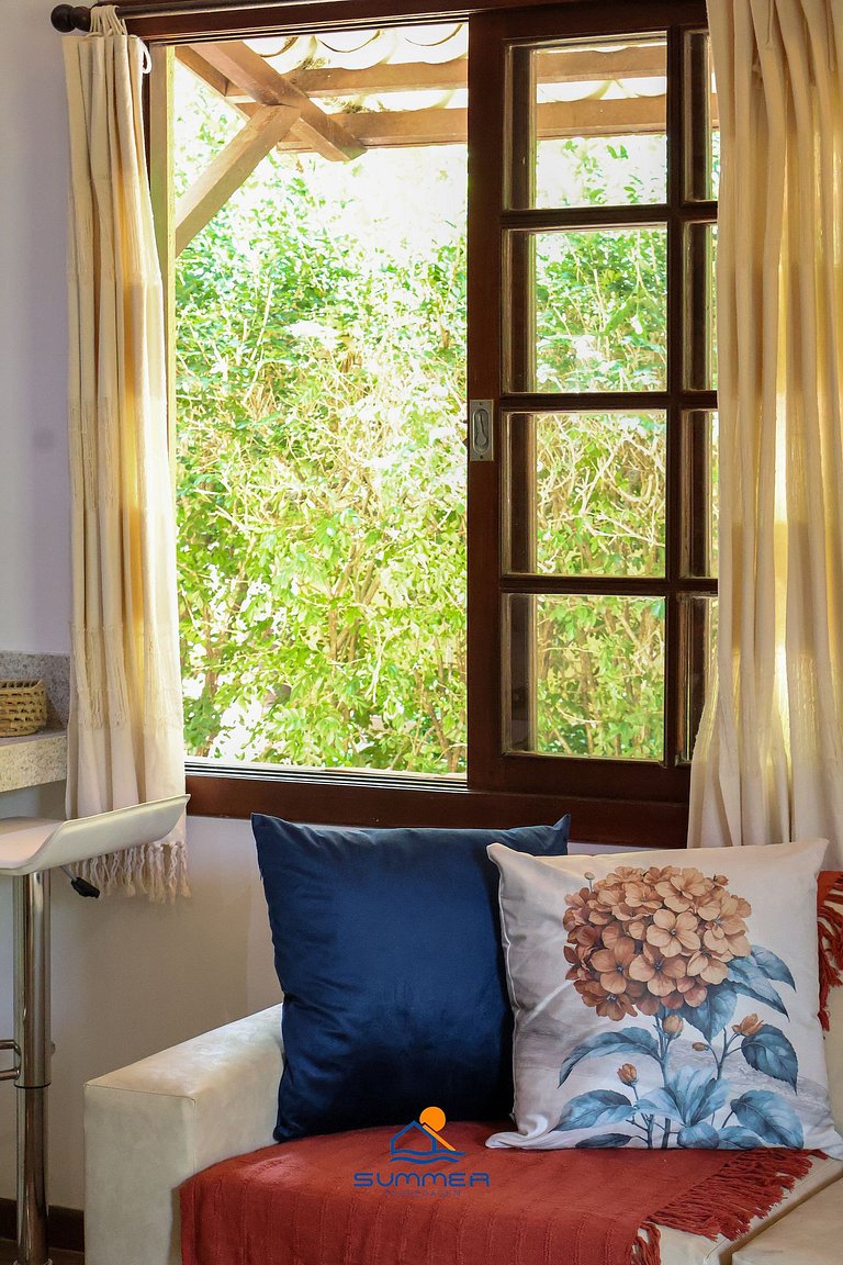 Casa na entrada da praia do amor com 2 suites