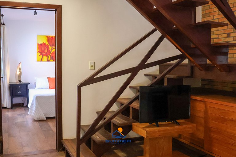 Casa na entrada da praia do amor com 2 suites