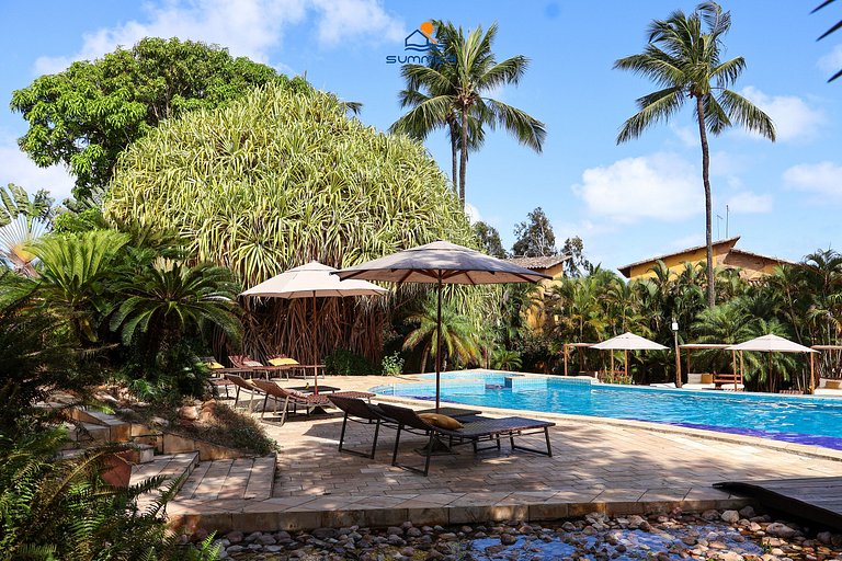 Casa na entrada da praia do amor com 2 suites